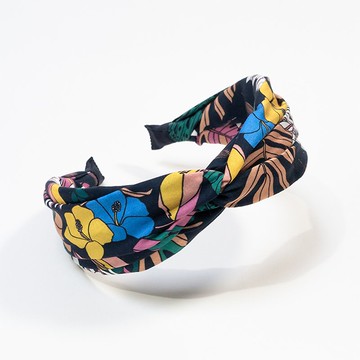 熱帶花卉 頭巾 髮帶 手工頭箍