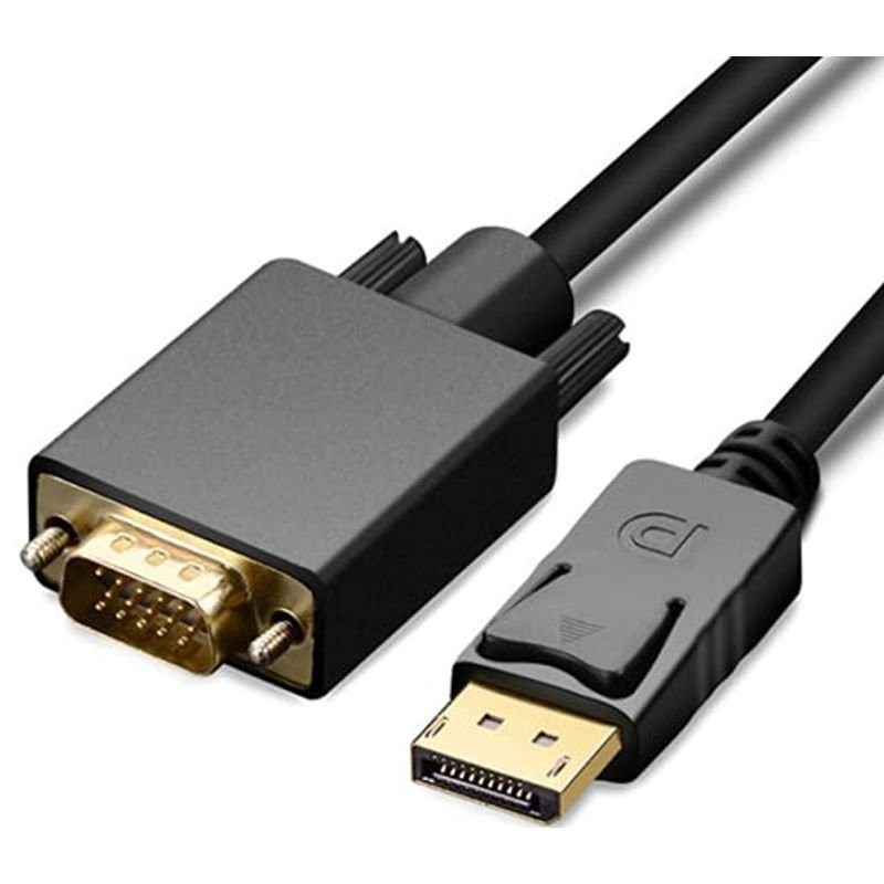 Displayport VGA 変換 ケーブル 1.8m ディスプレイポート D-sub 15ピン DP to VGA オス オス 1080 通販  LINEポイント最大0.5%GET | LINEショッピング