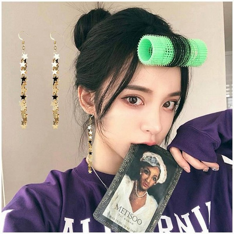 ピアス スター 星 星タッセル ロングピアス おしゃれ キラキラ 揺れる レディース アクセサリー 通販 Lineポイント最大get Lineショッピング