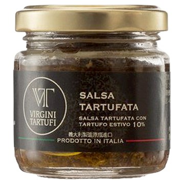 VIRGINI TARTUFI 夏季黑松露醬10%  80g  1罐