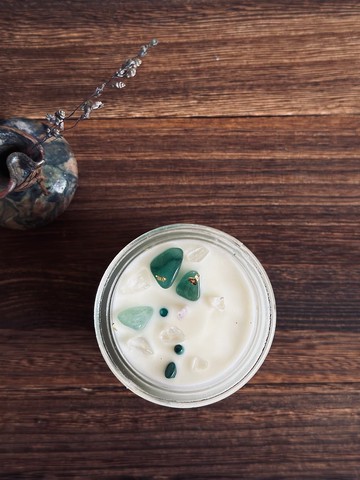 【小缽盛光】願美好 晶石香氛蠟燭 - 貳