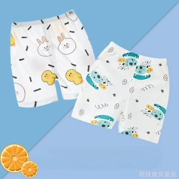 【80-140碼】新品兒童薄款寬鬆A類卡通純棉短褲 兒童純棉五分褲 兒童純短褲 兒童速乾短褲 組合裝 兒童可开裆五分裤