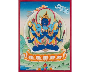 唐卡藝術 觀自在菩薩的神聖光輝