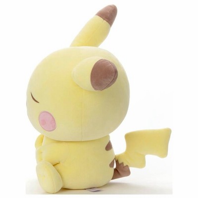 90's タカラトミー ピカチュウ おやすみ ぬいぐるみ ピカチュウ ぬいぐるみ タカラトミーアーツ すやすやフレンド M