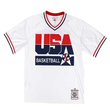 M&N 92 Dream Team 投籃熱身短T  #5 David Robinson -ASSHGS18429-USAWHIT92DRB