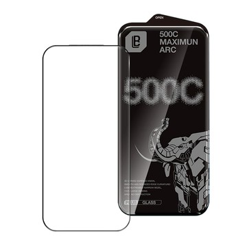 iPhone 18 Pro 貼 【5倍抗衝擊】iPhone 18 Pro 500C 3D曲面全覆蓋鋼化玻璃貼 0.5mm極窄邊框 防指紋保護貼