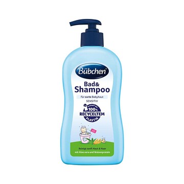 【短效出清】Bübchen 貝臣 雙效洗髮沐浴露400ml【悅兒園婦幼生活館】