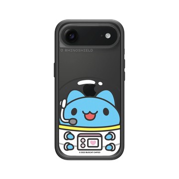 iPhone Air Mod NX -邊框背蓋組合 (相機按鈕) 黑 - 貓貓蟲咖波 Bugcat Capoo - 太空咖波呼叫地球總部