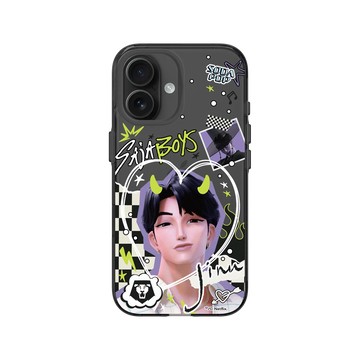 iPhone 16 Clear (相機按鈕) 酷墨灰 - Kpop 獵魔女團 - 振宇