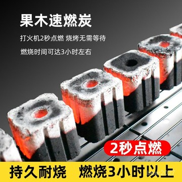 臺灣8H出🌈速燃炭 燒烤碳 木炭 果木炭 無煙 家用易燃碳室內烤爐圍爐煮茶機製竹炭速燃果木炭 烤肉 可當火種 露營 中秋