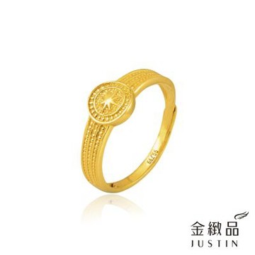 金緻品 黃金戒指 羅盤星光 0.79錢
