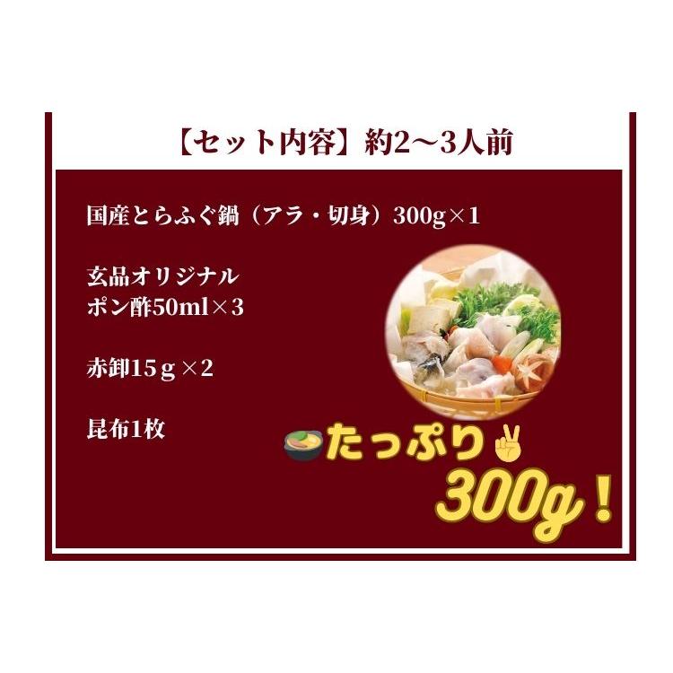 とらふぐ鍋 セット（2-3人前）ふぐ とらふぐ ふぐ鍋セット てっちり ふぐ鍋 ふぐちり 海鮮鍋セット ふぐセット 国産 ごちそう 贈り物 食品 玄品ふぐ