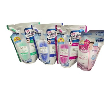 碧菲絲特 抗痘即淨卸妝水(補充包)360ml/抗暗沉即淨卸妝水(補充包)360ml/保濕即淨卸妝水(補充包)360ml/softymo絲芙蒂乾濕兩用極淨卸粧油補充包