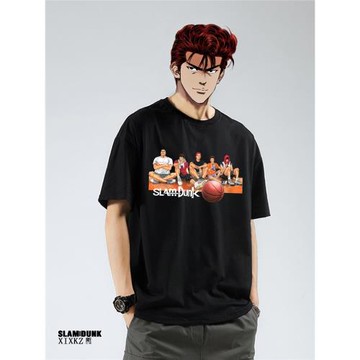 灌籃高手t恤寬松純棉夏短袖動漫周邊湘北全隊櫻木花道流川楓三井