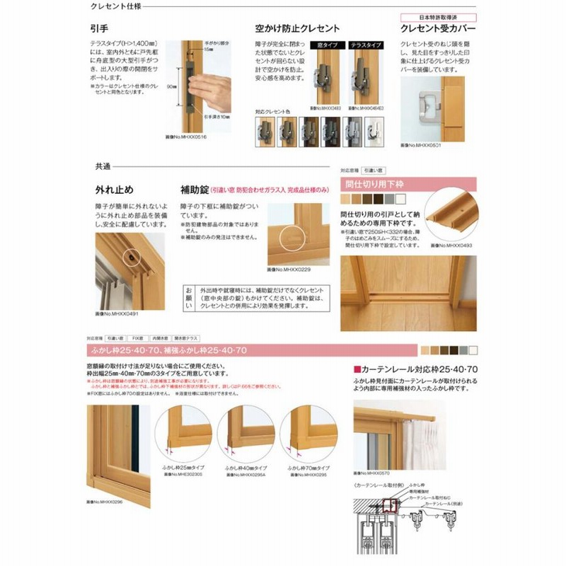 二重窓 プラマードU 4枚建 引違い窓 Low-E複層ガラス(W2225〜2500