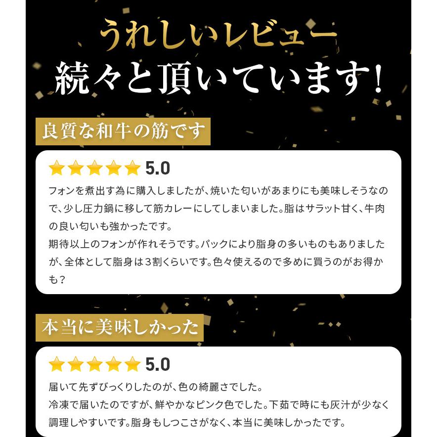 九州産黒毛和牛スジ 1kg 肉 お肉 牛肉 和牛 九州産 国産 スジ すじ 煮込み料理 カレー うどん