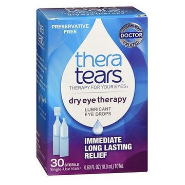 Theratears Lubricant Eye Drops Single Use Containers 30 X 0.6 oz by Theratears