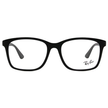 Ray Ban l 質感學院風方框眼鏡 純淨黑