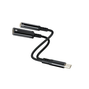 KTNET GT1 Plus Type-C轉3.5 2合1音源轉接充電線60W 10CM