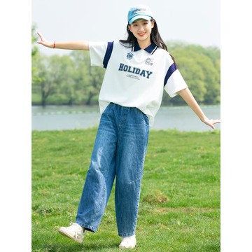 初中學生時尚女孩套裝夏季少女夏天衣服高中女生夏裝洋氣顯瘦