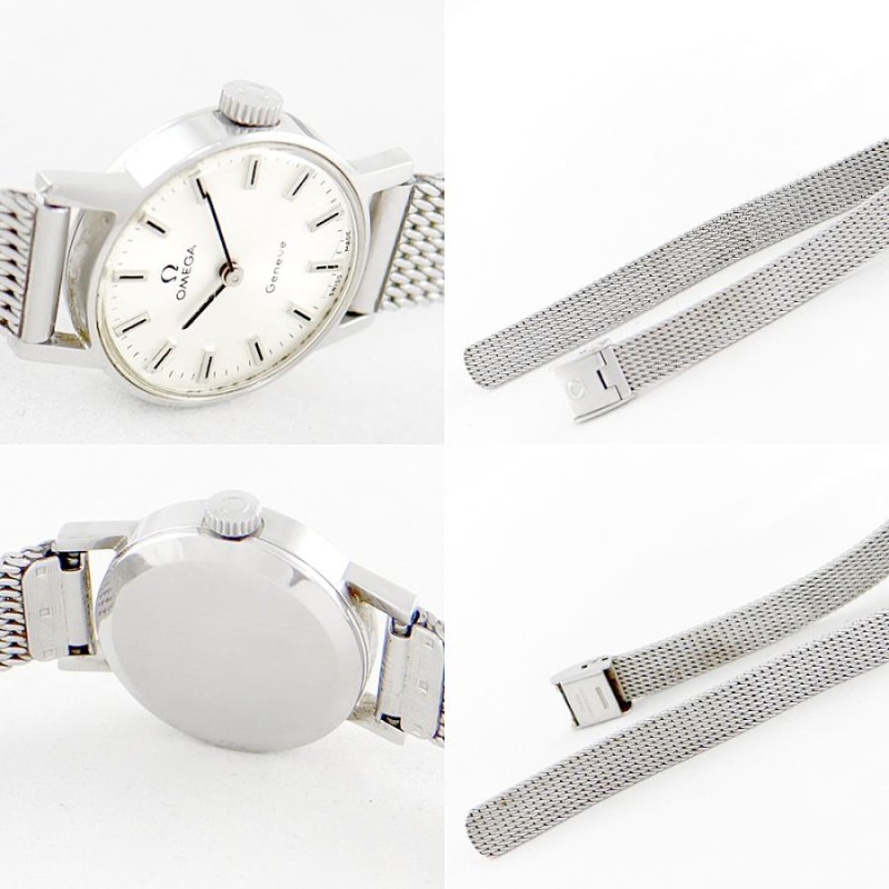 希少品 OMEGA オメガ Geneve ジュネーブ 511.346 Cal.485 17石 シルバー レディース 手巻き ヴィンテージ |  LINEブランドカタログ