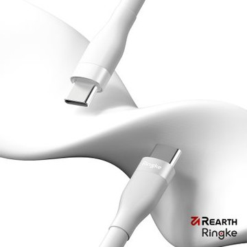 Rearth Ringke USB Type C 快速充電傳輸線(2m)(白)