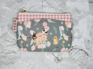 鬱金香兔面紙包雙用零錢包