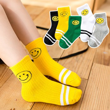 兒童襪子純棉春秋款童襪男童女童寶寶棉襪中大童中筒嬰兒襪子