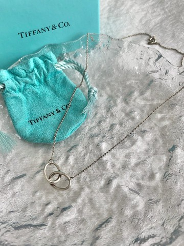 【日本直送 名牌中古包】Tiffany & Co. 蒂芬妮 項鍊 雙環 925 vintage esypmv
