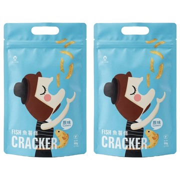 YU ROCK 魚薯條 原味  90g  2個