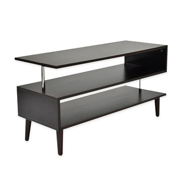 【班尼斯】水蛇腰S層架電視櫃-胡桃