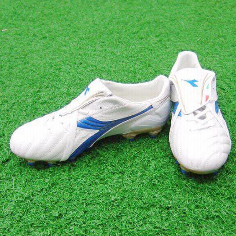 LX K-PRO MG14 ホワイト×ブルー 【diadora|ディアドラ】サッカー 