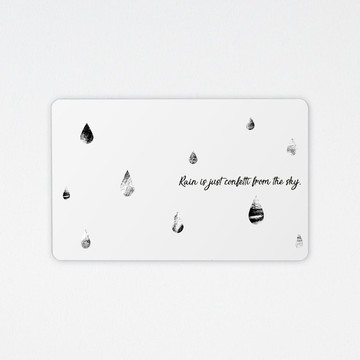 rain is just confetti from the sky | 晶片悠遊卡