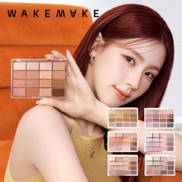 [快速出貨]【WAKEMAKE】十六色眼影盤 漸層眼影大地色粉棕色裸棕色珊瑚粉色眼影