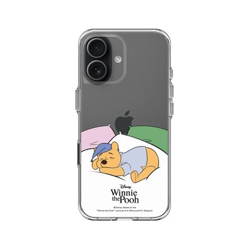 iPhone 17 Clear Case（相機按鈕） 透明 - 迪士尼-小熊維尼 Disney Winnie The Pooh - 枕頭上的維尼