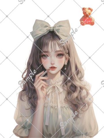 原創人物貼紙 裝飾貼紙 一組內含5張