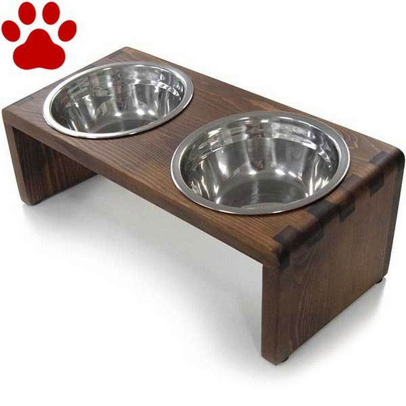45 ペット用 食器 食器スタンド セット ダブル Mサイズ ブラウン 小型犬向け フードボウル 食器台 木製 シンプル おしゃれ 通販 Lineポイント最大0 5 Get Lineショッピング