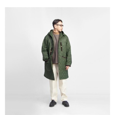 バブアー BARBOUR エンジニアードガーメンツ ENGINEERED GARMENTS 中綿フーデッドコート メンズ | LINEブランドカタログ