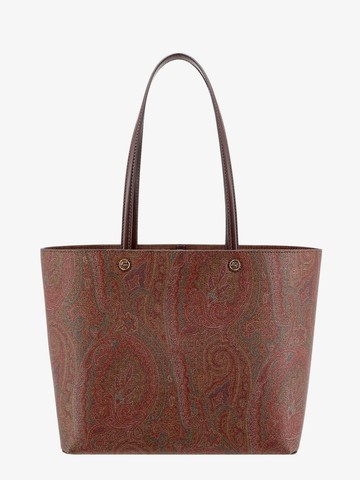 Coated canvas shoulder bag with paisley motif - ETRO - gender_Woman