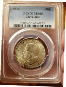 アンティークコイン コイン 金貨 銀貨 CLEVELAND COMMEMORATIVE HALF DOLLAR PCGS MS