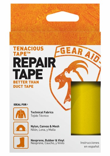 ├登山樂┤ 美國 Gear Aid (McNett) TenaciousTape 強力補丁緊急修護片-黃 # 10686