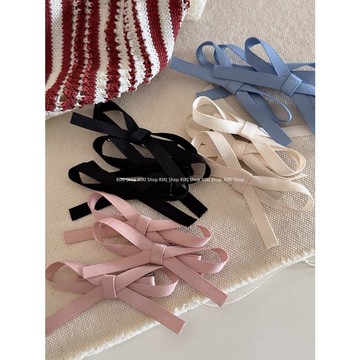 RIRI Shop｜隔日到貨｜韓系頭飾髮夾｜韓國博主同款 三件套蝴蝶結髮夾少女劉海 側邊夾髮卡髮飾頭飾
