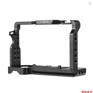 Andoer 攝像機籠鋁合金攝像機視頻籠帶冷靴安裝數 1/4 英寸螺紋替換 A7C 攝像機 T1V