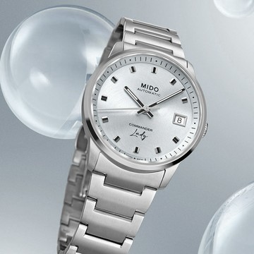 MIDO 美度 COMMANDER LADY 香榭系列 日期機械女錶-35mm M0212071103100