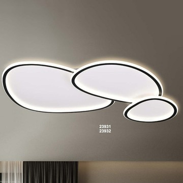 LED 黑曜三環吸頂燈  E01-16-23931、23932