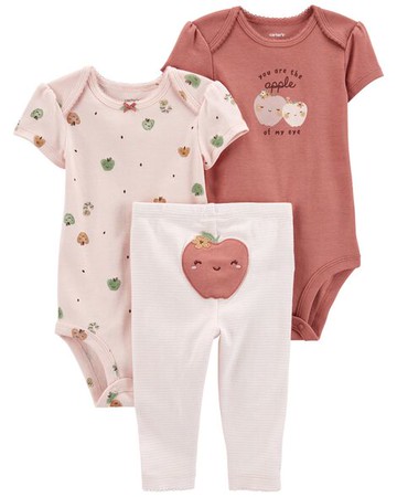Baby 3-Piece Apple Little Character Set
