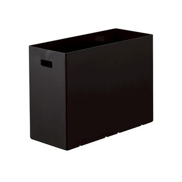 日本【YAMAZAKI】tower追加用收納盒-(黑)L