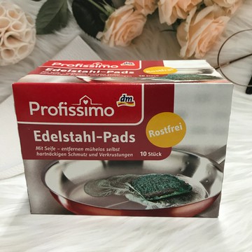 德國 Profissimo 不銹鋼羊毛皂刷 10入/盒｜全店$299 全家取貨免運