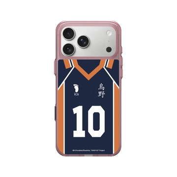 iPhone 17 Pro Max Clear (相機按鈕) 晶醺玫 - 排球少年 Haikyu!! - 日向背號10