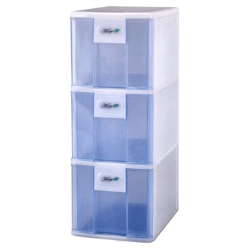 MORY 茂盛 CD收納箱 3層 塑丙烯(PP)  面寬185 x 深270 x 高490mm  06231  1個